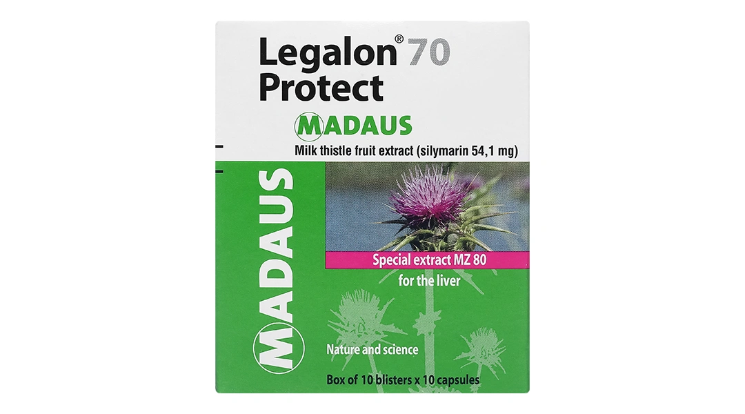 Legalon 70 Protect hỗ trợ trị bệnh viêm gan, xơ gan (10 vỉ x 10 viên) - 1