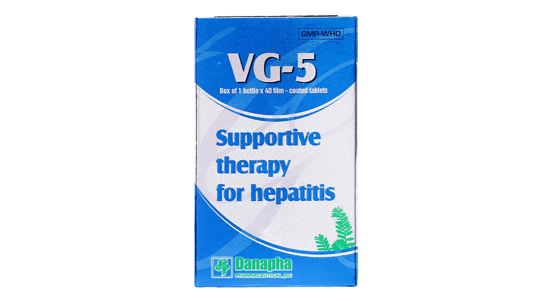 VG-5 hạ men gan, tăng cường chức năng gan, bổ gan lọ 40 viên - 1