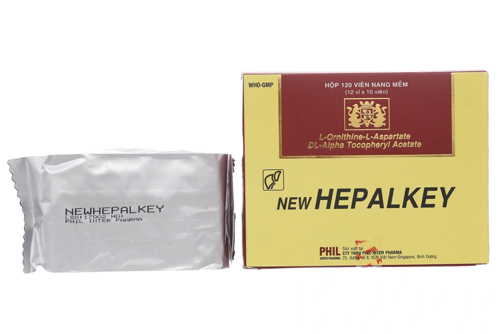 New Hepalkey trị chứng tăng amoniac huyết (12 vỉ x 10 viên) - 