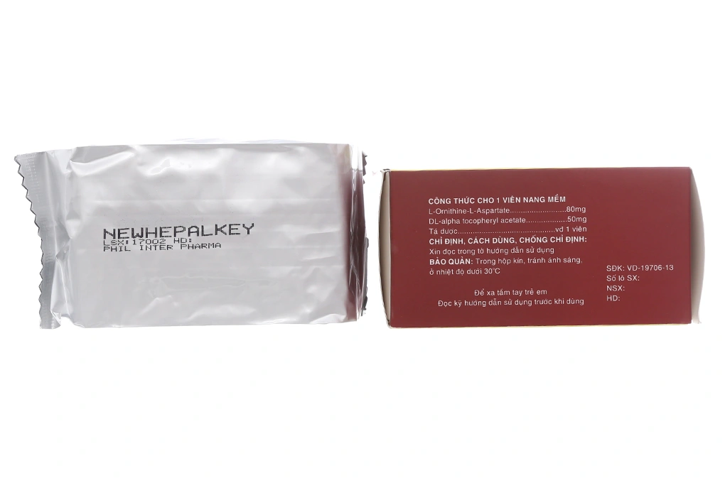 New Hepalkey trị chứng tăng amoniac huyết (12 vỉ x 10 viên) - 1