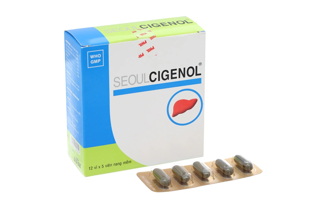 Seoul Cigenol hỗ trợ trị bệnh lý về gan (12 vỉ x 5 viên) - 