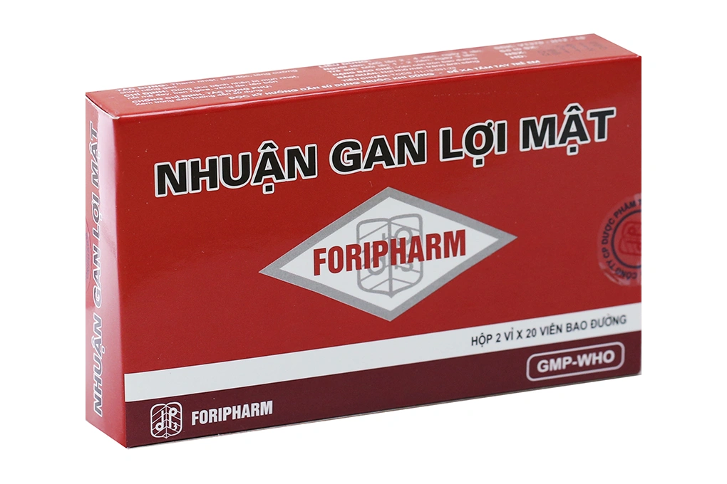 Nhuận Gan Lợi Mật trị mề đay, mụn nhọt (2 vỉ x 20 viên) - 