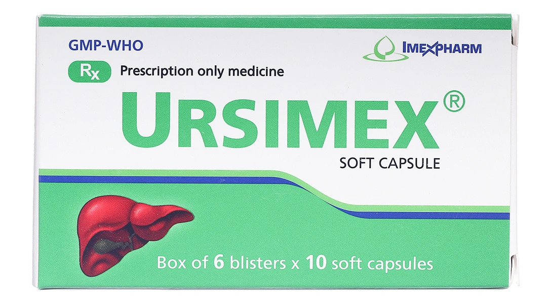 Ursimex hỗ trợ cải thiện chức năng gan (6 vỉ x 10 viên) - 1