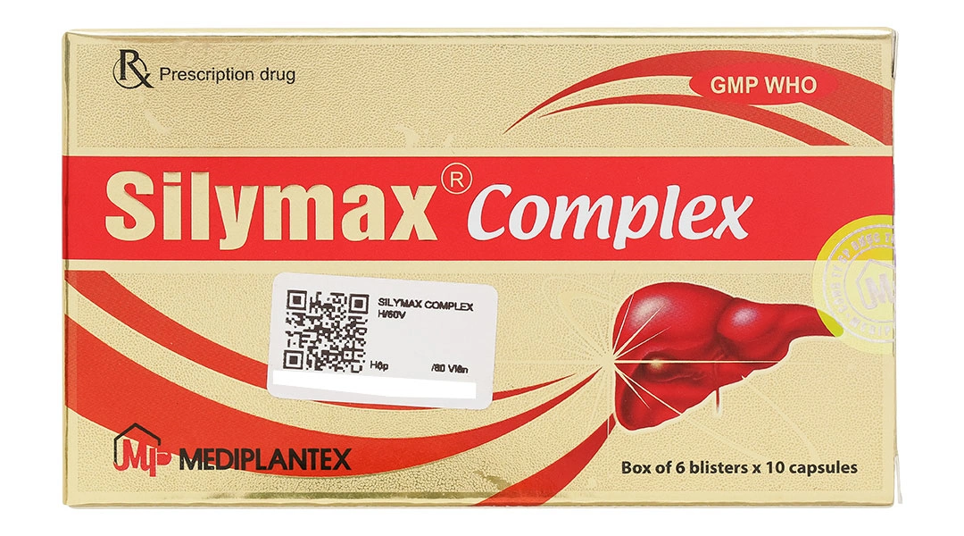 Silymax Complex trị viêm gan do virus, gan nhiễm mỡ (6 vỉ x 10 viên) - 