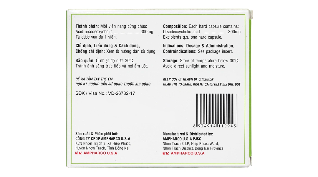 Maxxhepa Urso 300 Capsules trị xơ gan do mật nguyên phát (3 vỉ x 10 viên) - 1
