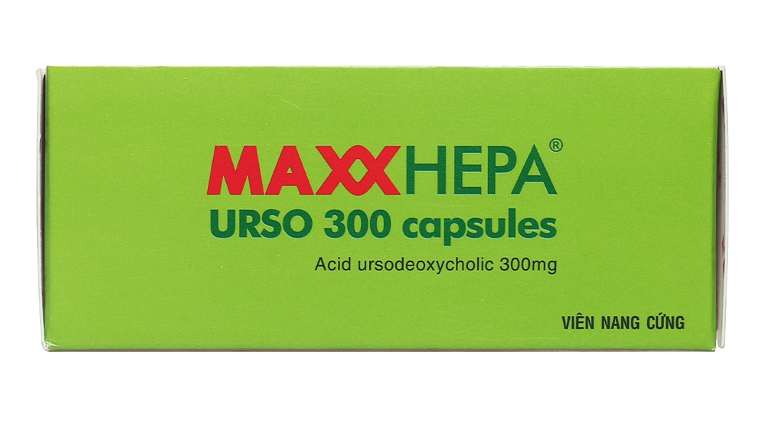 Maxxhepa Urso 300 Capsules trị xơ gan do mật nguyên phát (3 vỉ x 10 viên) - 2