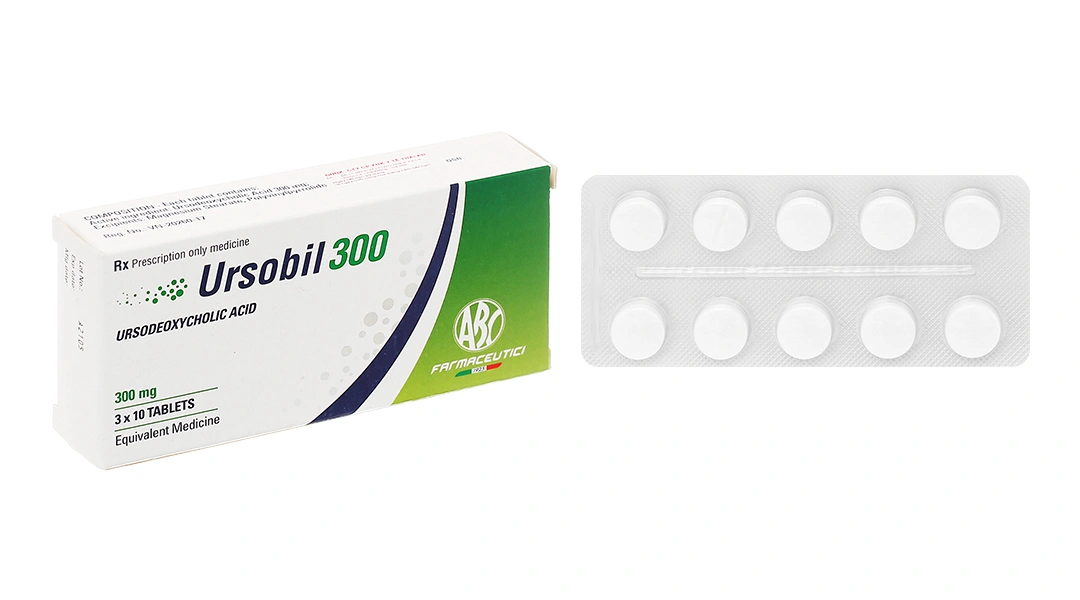 Ursobil 300 trị xơ gan mật nguyên phát (3 vỉ x 10 viên) - 1