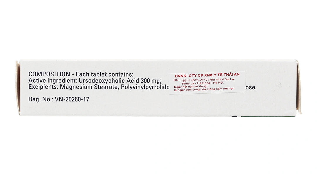 Ursobil 300 trị xơ gan mật nguyên phát (3 vỉ x 10 viên) - 3