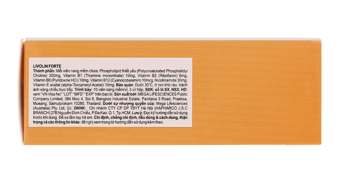 Livolin Forte hỗ trợ trị các bệnh lý về gan (3 vỉ x 10 viên) - 4