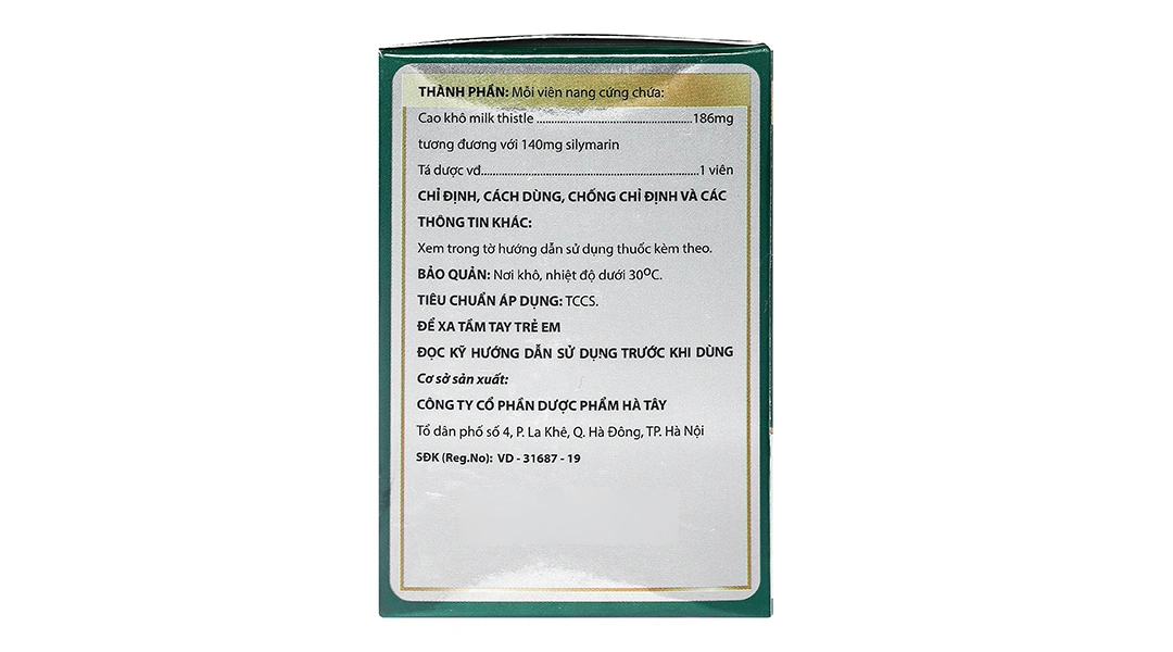 HergaminDHT 140mg hỗ trợ trị bệnh lý về gan (6 vỉ x 10 viên) - 4
