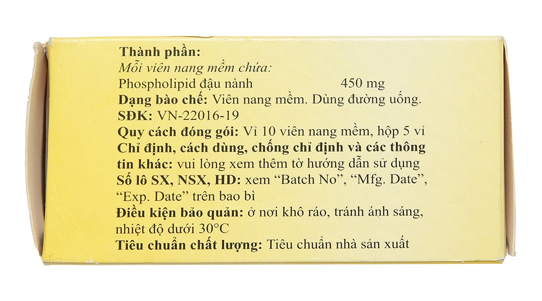 Esserose 450 hỗ trợ trị bệnh lý về gan (5 vỉ x 10 viên) - 3