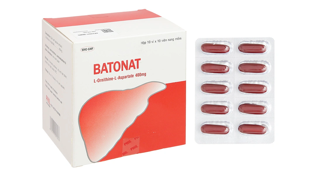 Batonat 400mg hỗ trợ trị các bệnh lý về gan (10 vỉ x 10 viên) - 