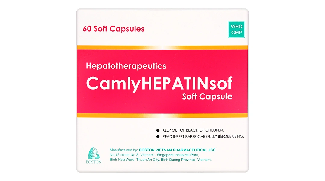 Camlyhepatinsof điều trị hỗ trợ trong rối loạn chức năng gan (12 vỉ x 5 viên) - 1