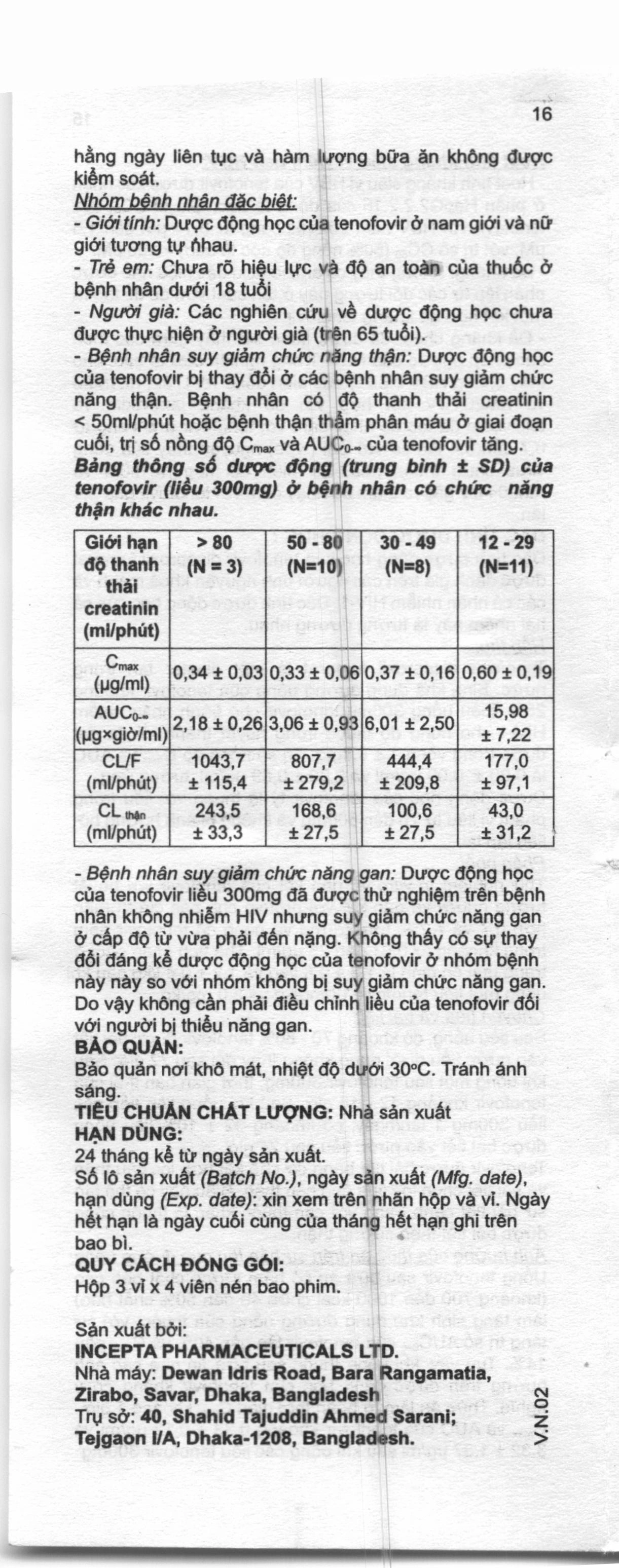 Stemvir 300mg trị nhiễm HIV-1, viêm gan B (3 vỉ x 4 viên) - 11