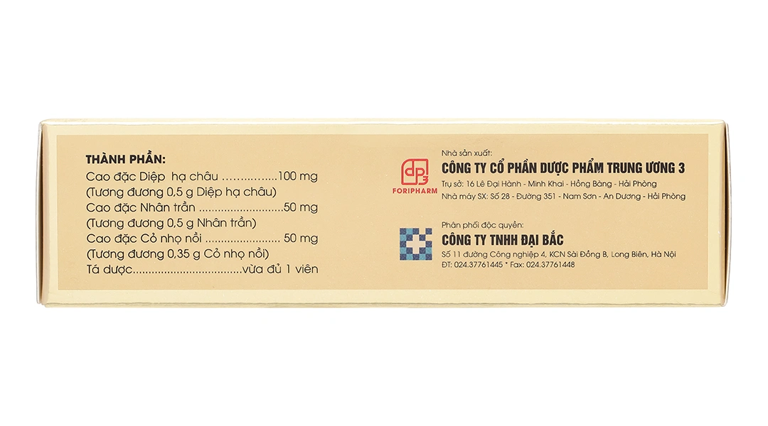Viegan - B hỗ trợ trị viêm gan cấp và mãn tính (3 vỉ x 15 viên) - 2