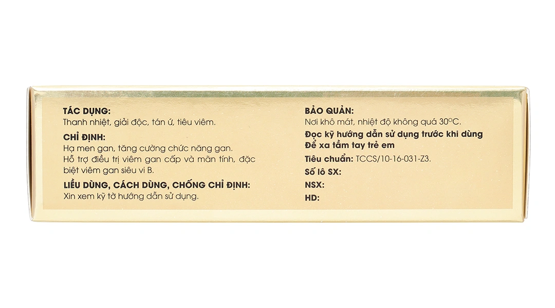 Viegan - B hỗ trợ trị viêm gan cấp và mãn tính (3 vỉ x 15 viên) - 3