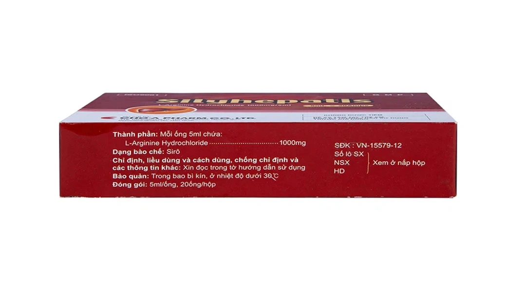 Siro Silyhepatis trị duy trì tăng amoniac máu (20 ống x 5ml) - 2
