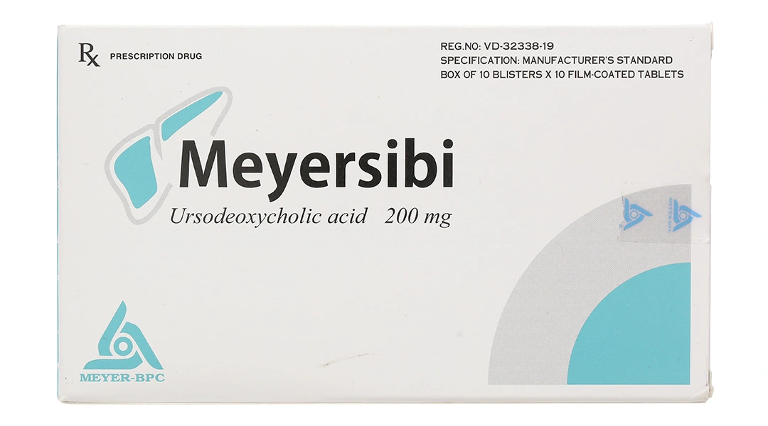 Meyersibi 200mg cải thiện chức năng gan, làm tan sỏi cholesterol túi mật (10 vỉ x 10 viên) - 1