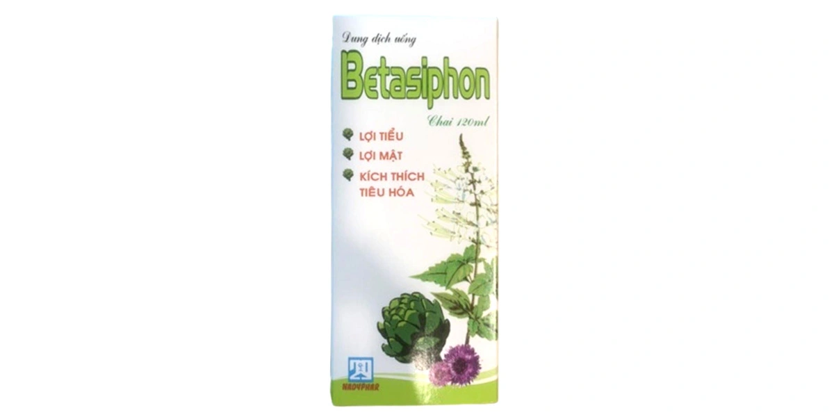 Dung dịch uống Betasiphon hỗ trợ trị bệnh lý gan mật, tiêu hóa chai 120ml - 
