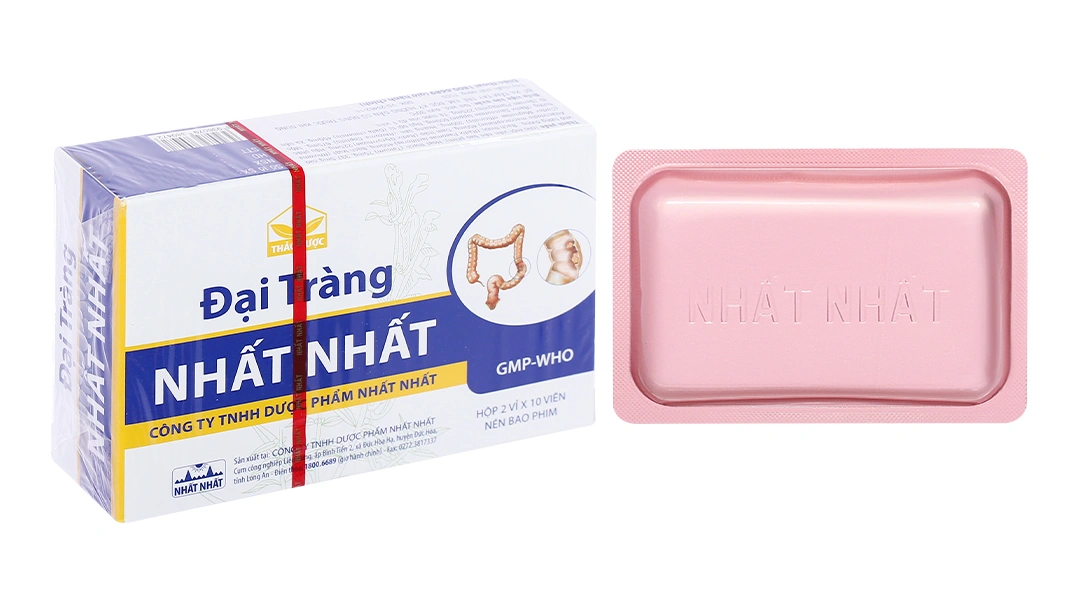 Đại Tràng Nhất Nhất trị viêm đại tràng, rối loạn tiêu hóa (2 vỉ x 10 viên) - 