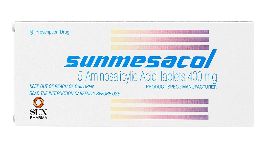 Sunmesacol 400mg trị viêm loét đại tràng (5 vỉ x 10 viên) - 1