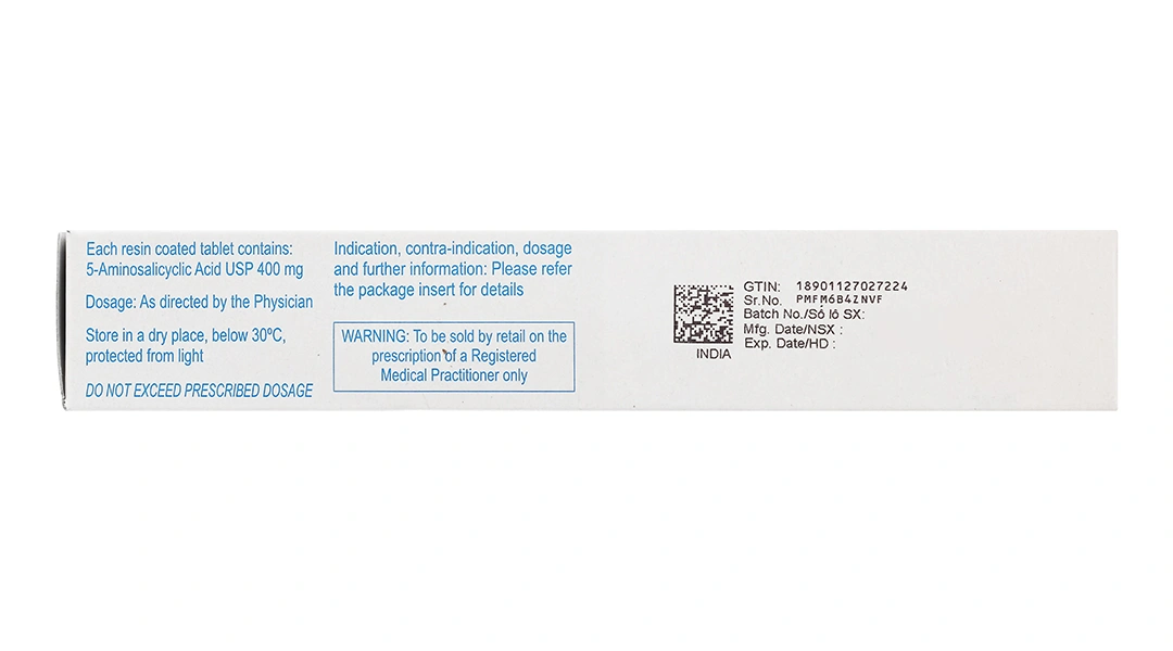 Sunmesacol 400mg trị viêm loét đại tràng (5 vỉ x 10 viên) - 3