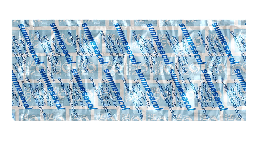 Sunmesacol 400mg trị viêm loét đại tràng (5 vỉ x 10 viên) - 4