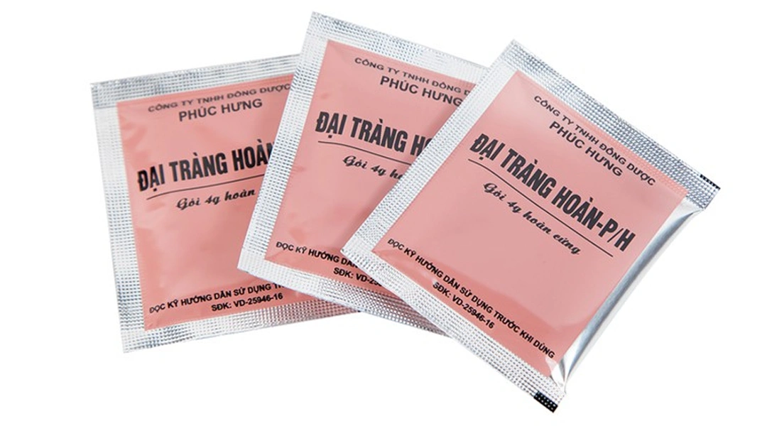 Viên hoàn cứng Đại tràng hoàn-P/H trị viêm đại tràng cấp và mãn tính (10 gói x 4g) - 3