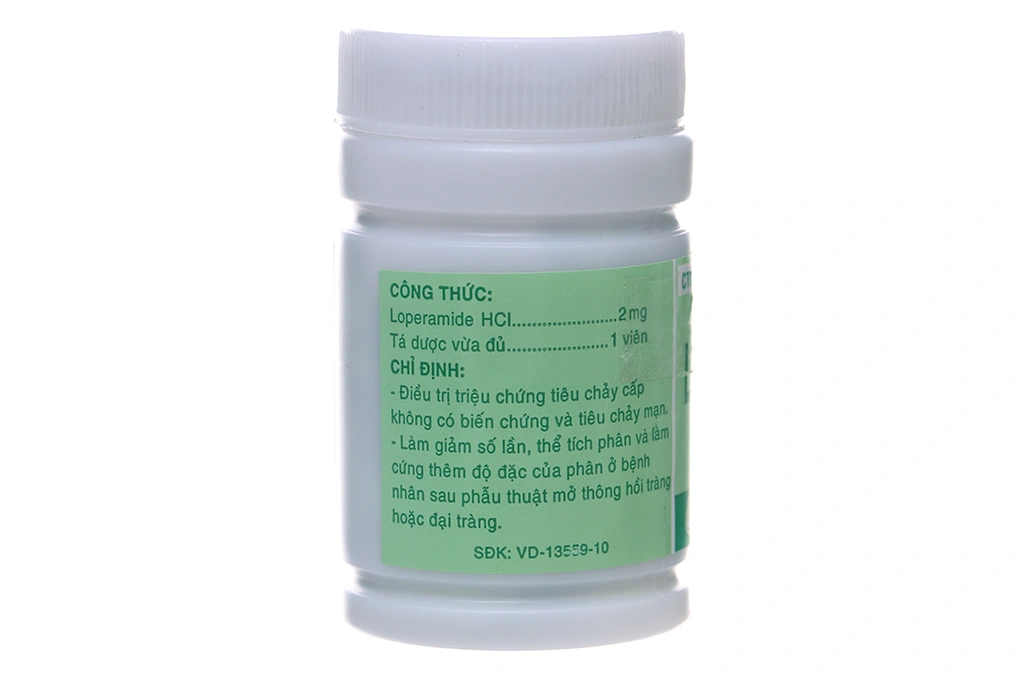 Lomedium 2mg trị tiêu chảy lọ 100 viên - 3