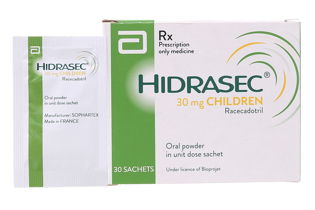 Thuốc bột Hidrasec Children 30mg trị tiêu chảy, bù nước ở trẻ em (30 gói x 30mg) - 