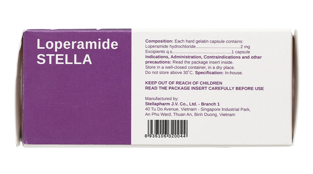 Loperamide Stella 2mg trị tiêu chảy (5 vỉ x 10 viên) - 4