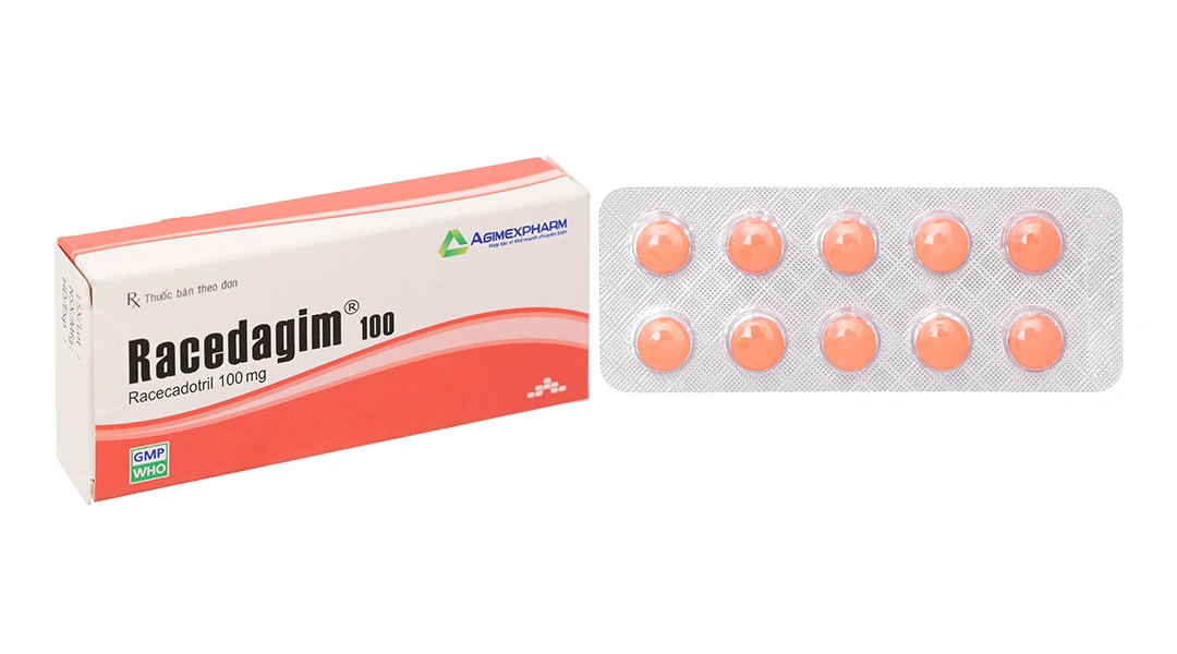 Racedagim 100 trị tiêu chảy cấp ở người lớn (2 vỉ x 10 viên) - 