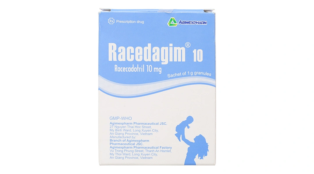Thuốc cốm Racedagim 10 trị tiêu chảy cấp ở trẻ em (10 gói x 1g) - 1