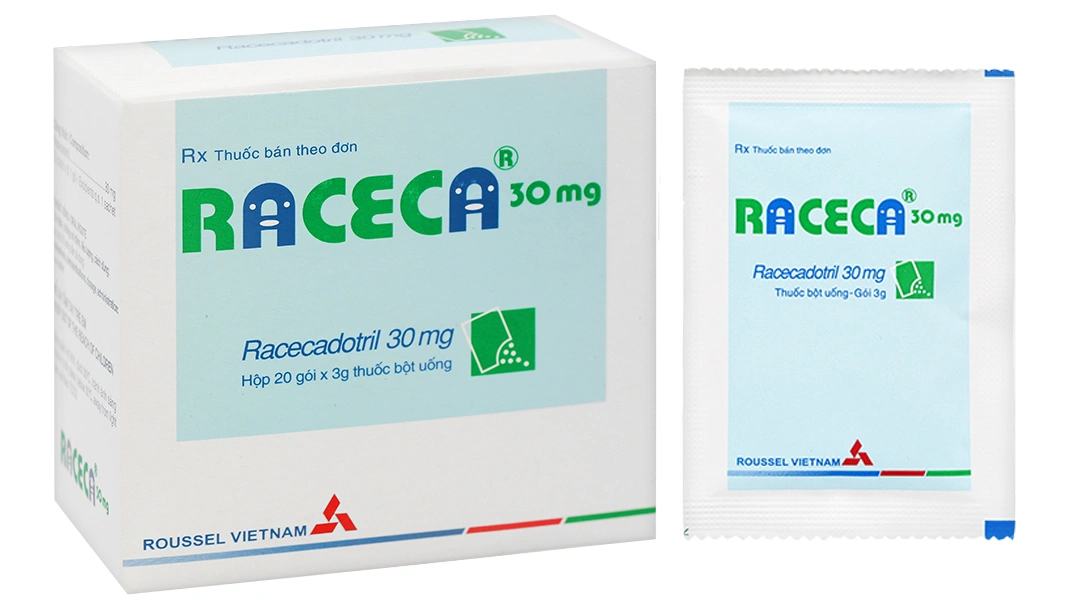 Thuốc bột Raceca 30mg trị tiêu chảy cấp (20 gói x 3g) - 