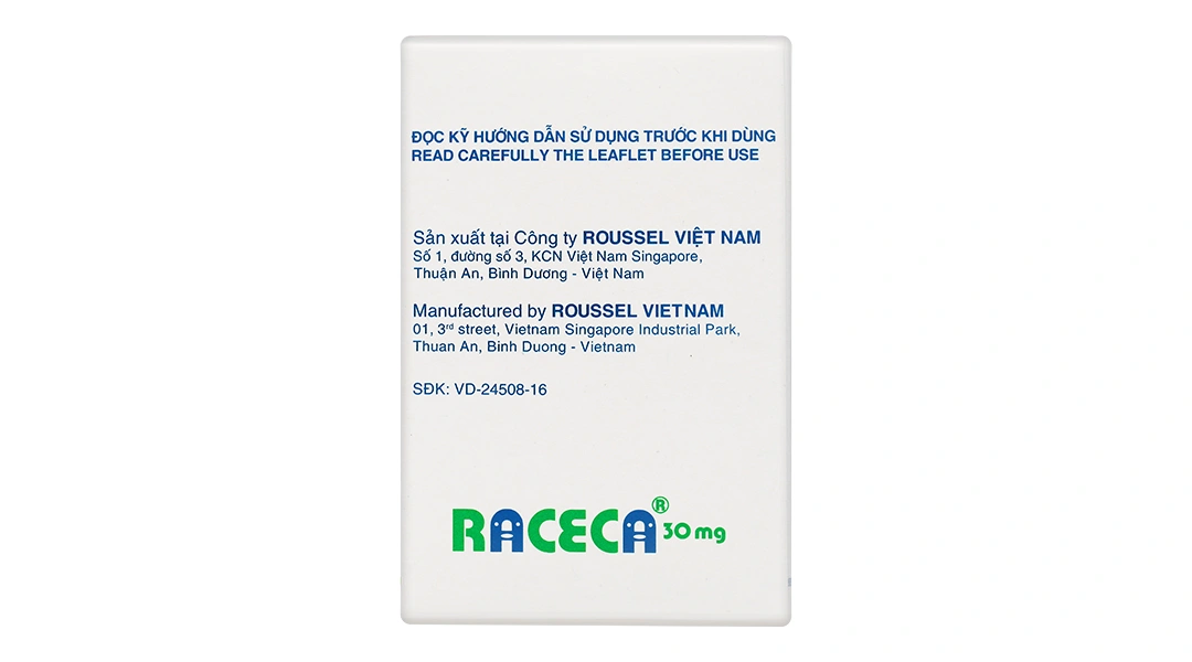 Thuốc bột Raceca 30mg trị tiêu chảy cấp (20 gói x 3g) - 2
