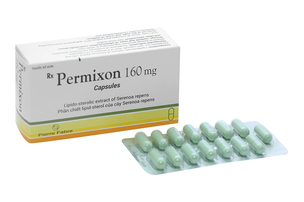 Permixon 160mg trị rối loạn tiểu tiện do phì đại tuyến tiền liệt (4 vỉ x 15 viên) - 