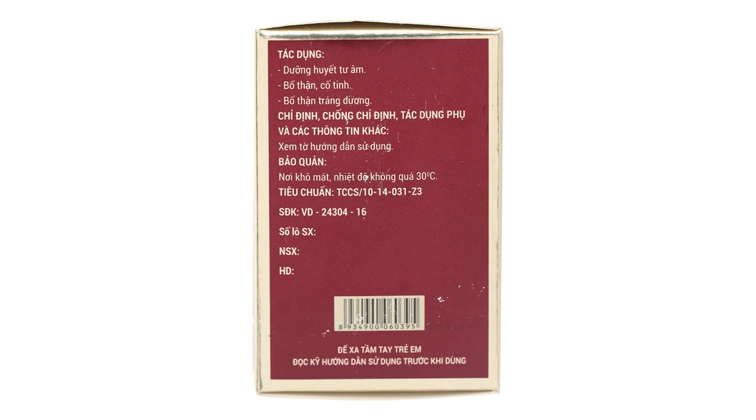 Sâm Nhung Bổ Thận TW3 bổ thận tráng dương (1 lọ x 30 viên) - 2