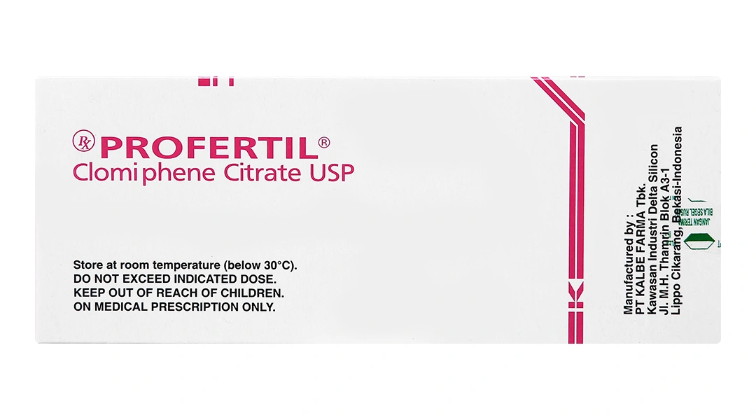 Profertil 50mg trị chứng vô sinh ở phụ nữ vô kinh (1 vỉ x 10 viên) - 2