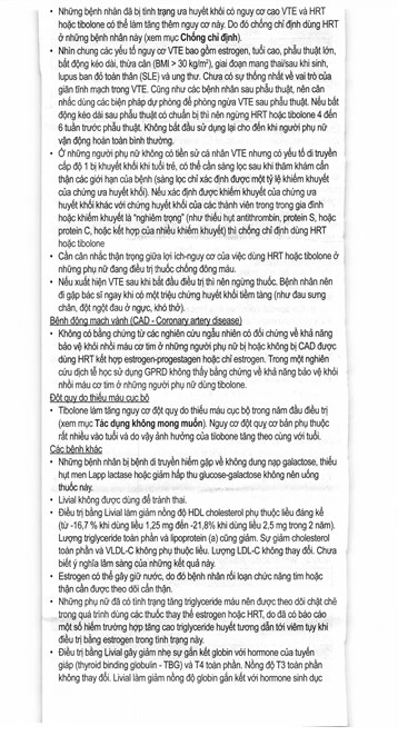Livial 2.5mg trị thiếu estrogen do mãn kinh (1 vỉ x 28 viên) - 6