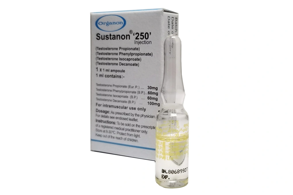 Dung dịch tiêm Sustanon 250 trị rối loạn thiểu năng sinh dục (1 ống x 1ml) - 