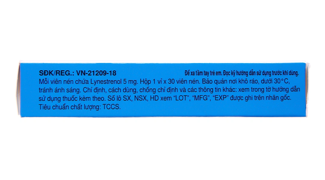 Orgametril 5mg trị đa kinh, rong kinh (1 vỉ x 30 viên) - 2