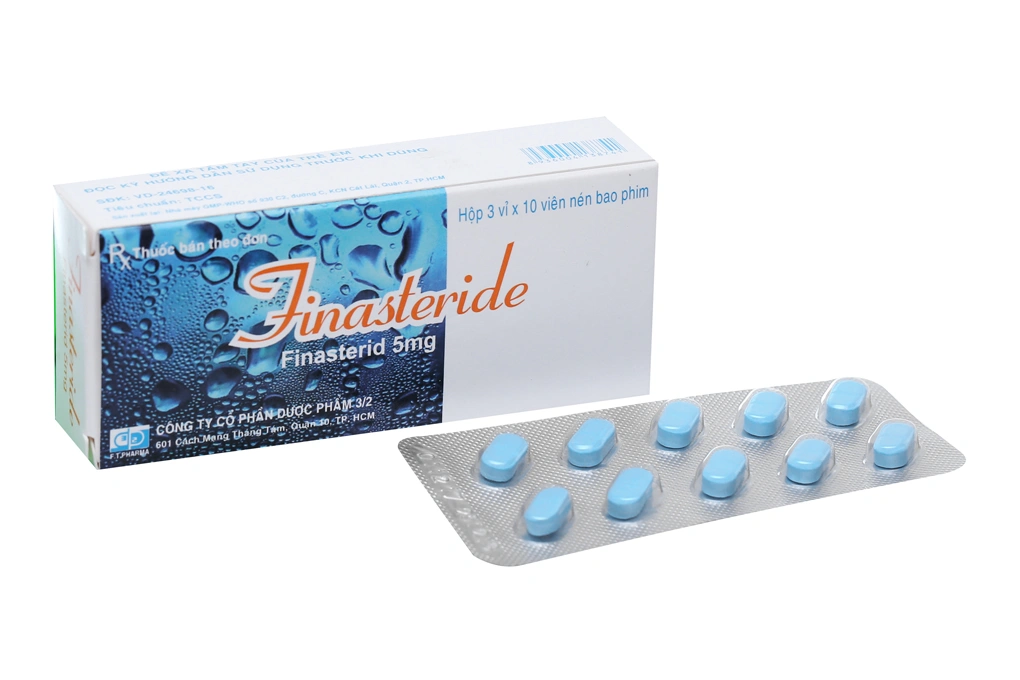 Finasteride F.T Pharma 5mg trị phì đại tuyến tiền liệt (3 vỉ x 10 viên) - 