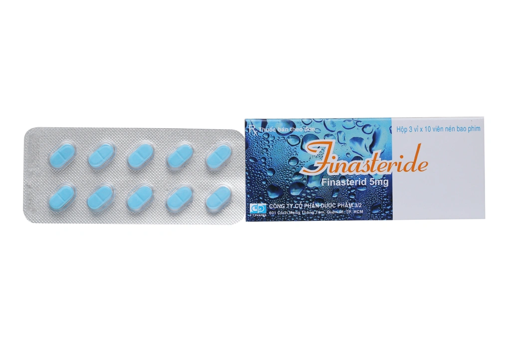 Finasteride F.T Pharma 5mg trị phì đại tuyến tiền liệt (3 vỉ x 10 viên) - 1