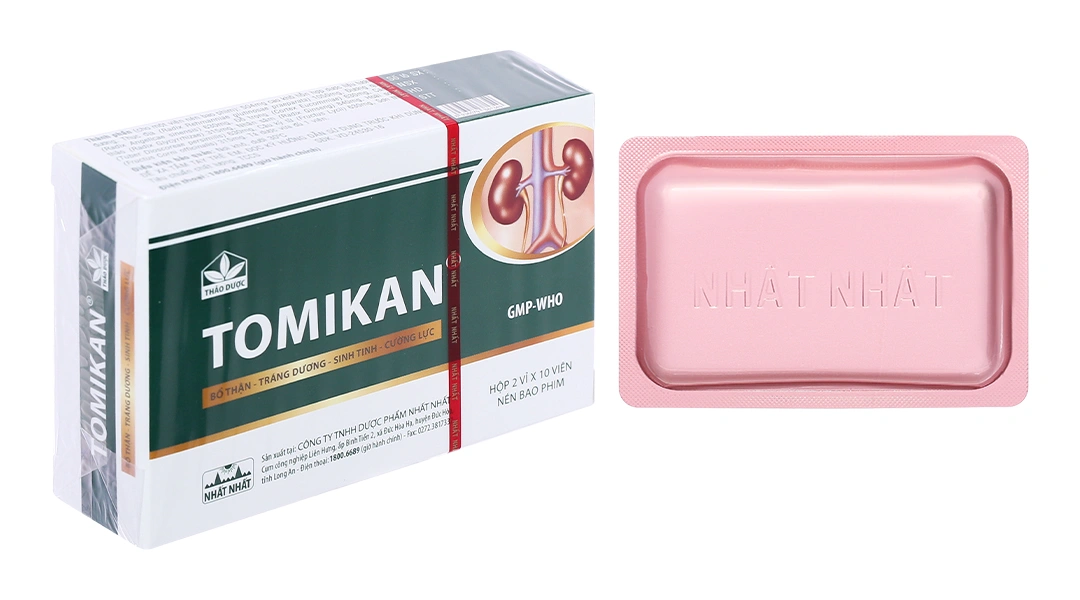 Tomikan cải thiện chức năng thận, bồi bổ cơ thể (2 vỉ x 10 viên) - 