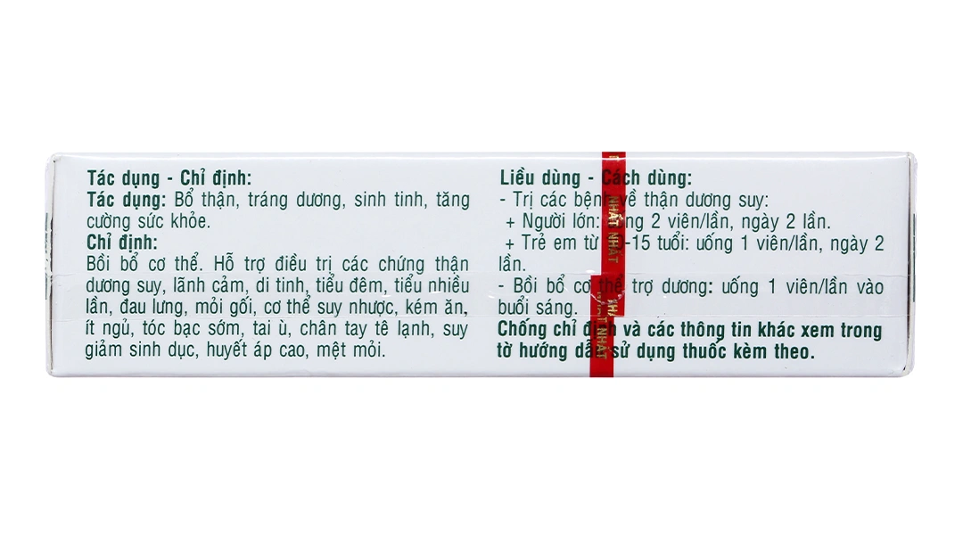 Tomikan cải thiện chức năng thận, bồi bổ cơ thể (2 vỉ x 10 viên) - 3