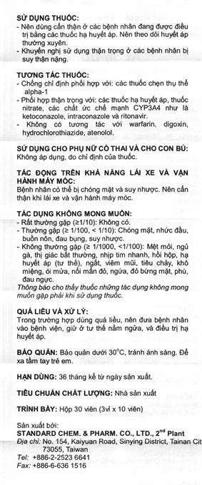 Alsiful S.R Tablets 10mg trị phì đại tuyến tiền liệt (3 vỉ x 10 viên) - 5