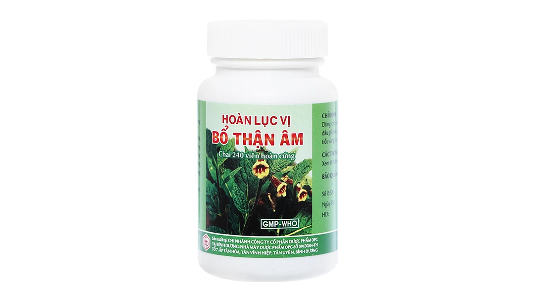 Hoàn Lục Vị Bổ Thận Âm giảm mỏi gối, mồ hôi trộm lọ 240 viên - 7