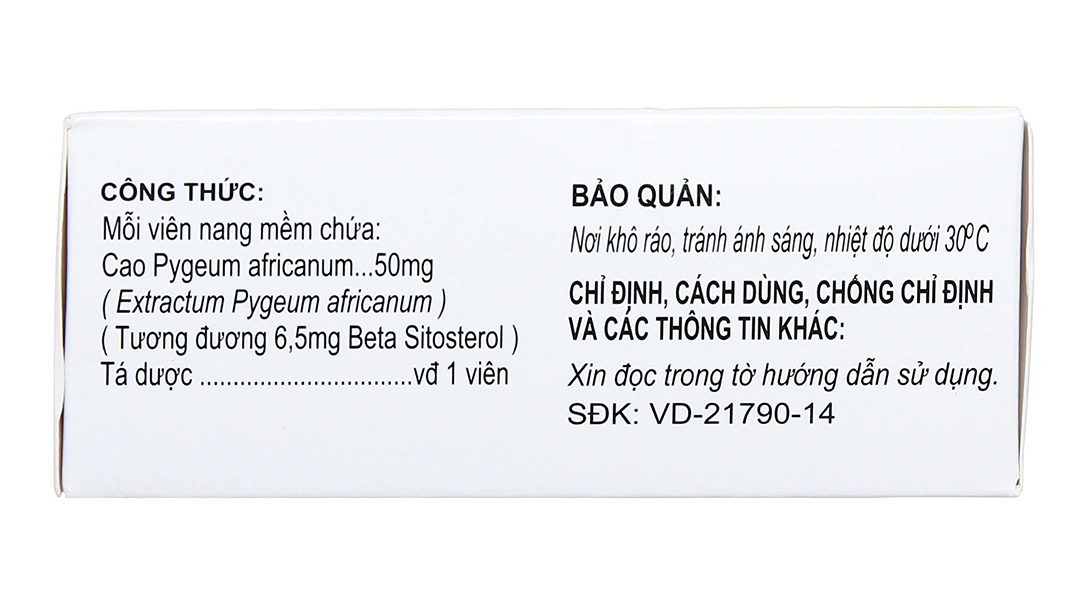 ShineTadeno 50mg trị rối loạn đường tiểu (3 vỉ x 10 viên) - 2