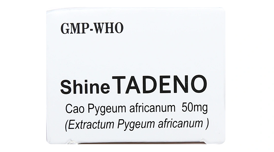 ShineTadeno 50mg trị rối loạn đường tiểu (3 vỉ x 10 viên) - 4