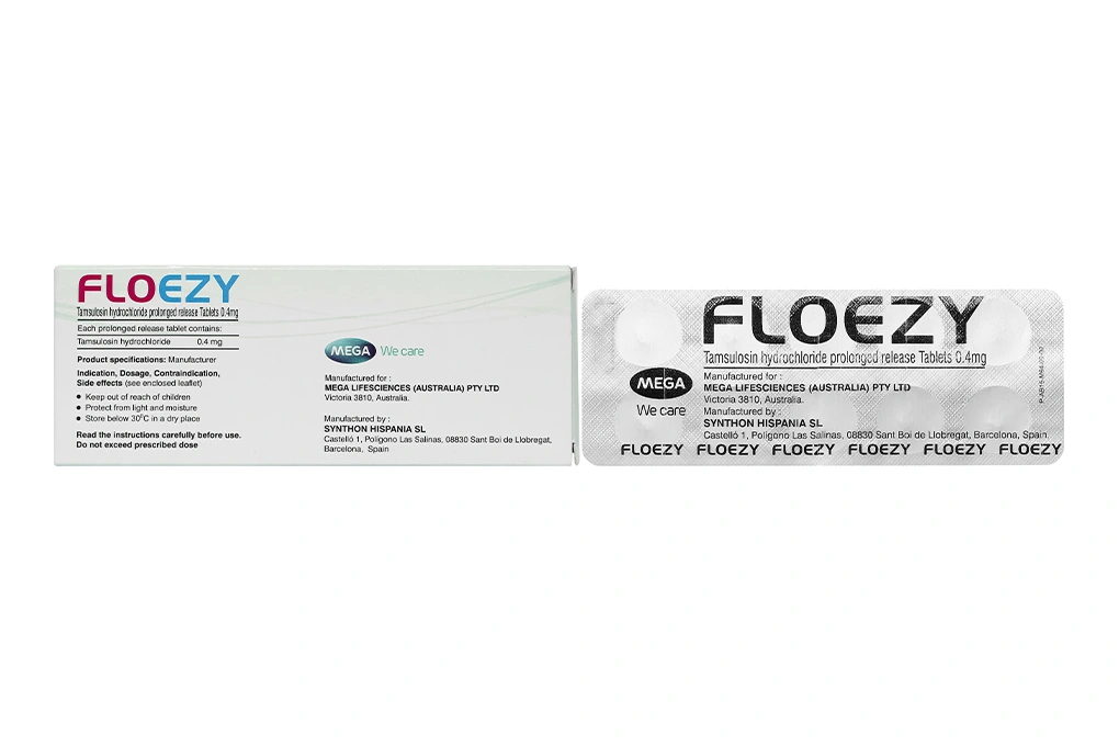 Floezy 0.4mg trị phì đại tuyến tiền liệt (3 vỉ x 10 viên) - 2